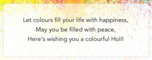 Holi Message